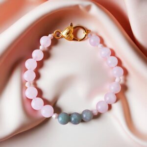 Rose Quartz & Jade Bracelet