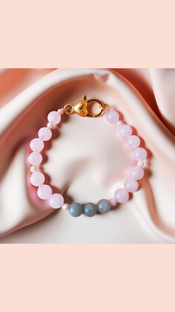 Rose Quartz & Jade Bracelet